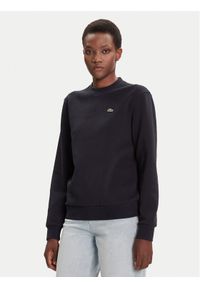 Lacoste Bluza SF5245 Granatowy Relaxed Fit. Kolor: niebieski. Materiał: bawełna