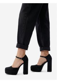 Eva Minge Czółenka EO-NIKI-E340-70H Czarny. Kolor: czarny. Materiał: skóra, zamsz #6