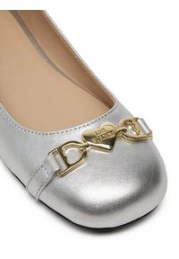 Love Moschino - LOVE MOSCHINO Baleriny JA11011G1MIF090B Srebrny. Kolor: srebrny. Materiał: skóra #2