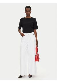 Karl Lagerfeld - KARL LAGERFELD Jeansy A2W10158 Biały Wide Leg. Kolor: biały #5