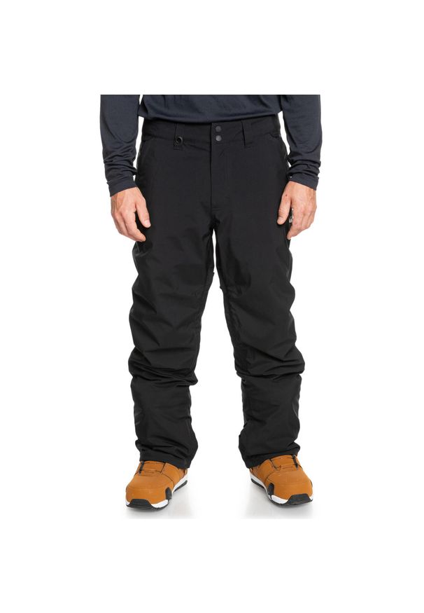 Spodnie snowboardowe męskie Quiksilver Estate. Kolor: czarny. Sezon: zima. Sport: snowboard