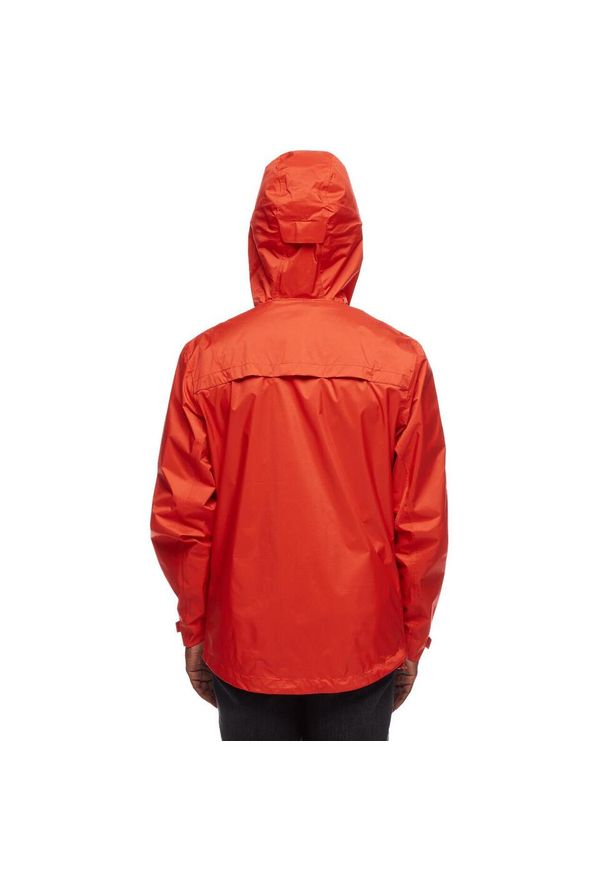 Kurtka Przeciwdeszczowa Męska Black Diamond Treeline Rain Shell. Kolor: czerwony, pomarańczowy