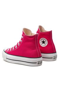 Converse Trampki Chuck Taylor All Star Lift Platform Hi A08288C Różowy. Kolor: różowy. Materiał: materiał. Obcas: na platformie