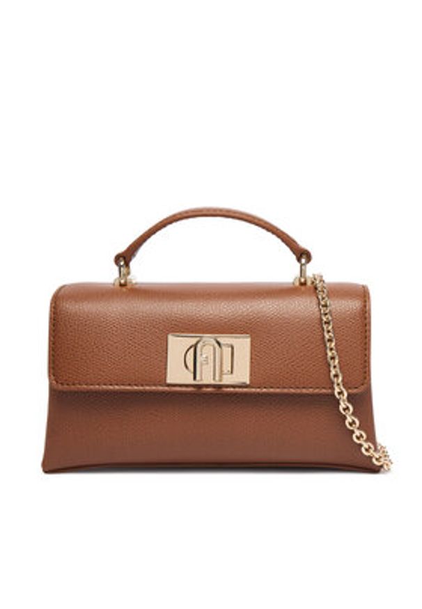 Furla Torebka 1927 Mini WE00423 ARE000 CN 03B00 Brązowy ciemny. Kolor: brązowy. Materiał: skórzane