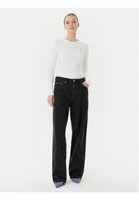Lacoste Bluzka TF1692 Écru Slim Fit. Materiał: bawełna