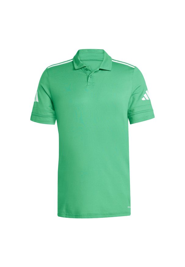 Adidas - Koszulka męska adidas Squadra 25 Polo. Typ kołnierza: polo. Kolor: wielokolorowy, biały, zielony. Sport: piłka nożna