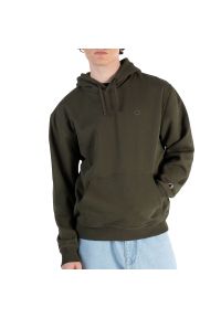 Bluza Champion Tonal Logo Fleece Erkek Siyah Hoodie 220274-GS508 - zielona. Typ kołnierza: kaptur. Kolor: zielony. Materiał: bawełna, tkanina, poliester. Wzór: aplikacja. Styl: sportowy, klasyczny