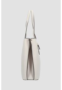 Guess - GUESS Biała damska torebka Girlfriend Tote. Kolor: biały. Styl: elegancki, casual #4