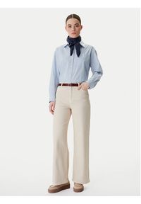 Weekend Max Mara Jeansy Medina 2615131051 Beżowy Wide Leg. Kolor: beżowy #4