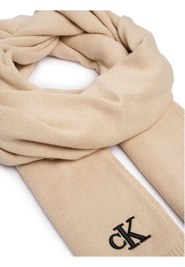 Calvin Klein Szalik Seasonal K60K612662 Różowy. Kolor: różowy. Materiał: bawełna