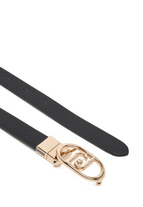 Liu Jo Pasek Damski Ecs Reversible Hips AF5252 E0087 Czarny. Kolor: czarny. Materiał: skóra