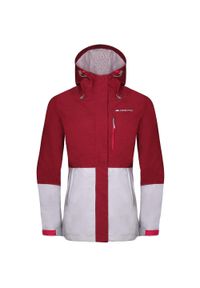 ALPINE PRO Justica 4 Kurtka damska XS PTX 5000 mm. Kolor: szary, wielokolorowy, fioletowy, pomarańczowy, różowy. Sezon: zima. Sport: narciarstwo
