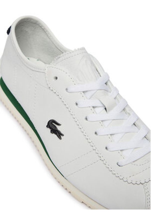 Lacoste Sneakersy Club-Low 51SFA0023 Biały. Kolor: biały. Materiał: skóra