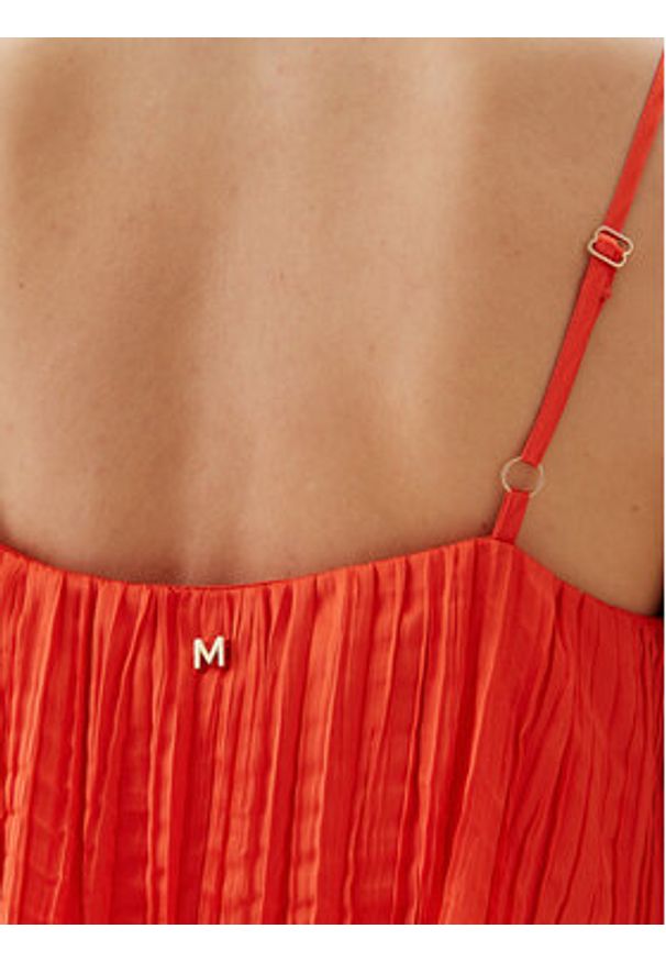 Lola Casademunt by Maite Sukienka letnia MS2516003 Pomarańczowy Regular Fit. Kolor: pomarańczowy. Materiał: syntetyk. Sezon: lato