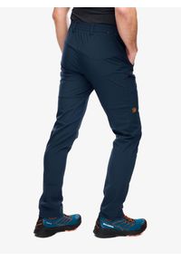 Fjällräven - Spodnie trekkingowe męskie Fjallraven Abisko Trail Stretch Trousers. Kolor: niebieski