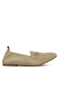 Loafersy Unisa. Kolor: zielony