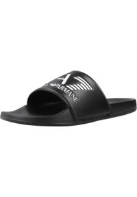 Sandały EA7 SCARPE BEACHWEAR Czarny. Kolor: czarny. Materiał: tkanina, syntetyk #1