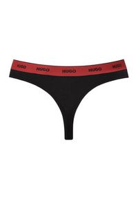 Hugo - HUGO Komplet stringów 50469681 Czarny. Kolor: czarny. Materiał: bawełna #3