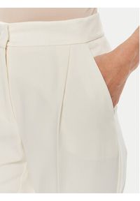 Marella Spodnie materiałowe Izabel 31310511200 Écru Regular Fit. Kolor: kremowy. Materiał: syntetyk #5