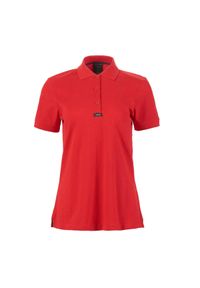 Damska koszulka polo Musto Essential Pique. Typ kołnierza: polo. Kolor: czerwony #1