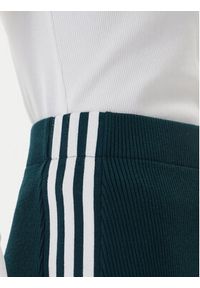 Adidas - adidas Spódnica ołówkowa adicolor Knit 3-Stripes JW2662 Zielony Regular Fit. Kolor: zielony. Materiał: wiskoza #2