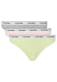 Calvin Klein Underwear Komplet 3 par fig klasycznych 000QD5207E Kolorowy. Materiał: bawełna. Wzór: kolorowy