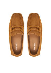 Calvin Klein Mokasyny Square Driver Suede HW0HW02844 Brązowy. Kolor: brązowy. Materiał: zamsz, skóra #3