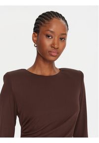 Gaudi Sukienka koktajlowa 521FD14009 Brązowy Slim Fit. Kolor: brązowy. Materiał: syntetyk. Styl: wizytowy #2