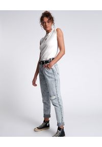 ONETEASPOON - Spodnie jeansowe Pioneer High Waist. Stan: podwyższony. Kolor: niebieski