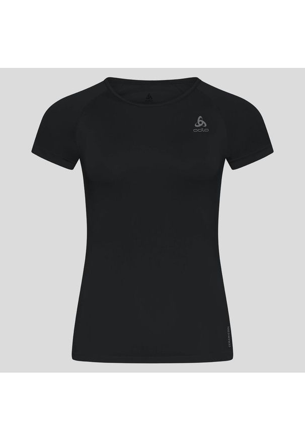 Koszulka damska Odlo BL TOP crew neck s/s PERFORMANCE X-LIGHT. Kolor: wielokolorowy, czarny, szary