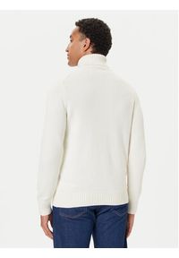 Guess Jeans Golf M5BR58 Z0561 Écru Regular Fit. Typ kołnierza: golf. Materiał: bawełna