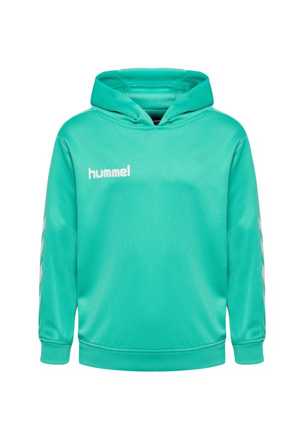 Bluza dziecięca z kapturem Hummel hmlPROMO Poly. Typ kołnierza: kaptur. Kolor: zielony. Materiał: poliester. Sport: joga i pilates