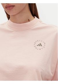 Adidas by Stella McCartney - adidas by Stella McCartney T-Shirt JJ0081 Różowy Oversize. Kolor: różowy. Materiał: syntetyk #4