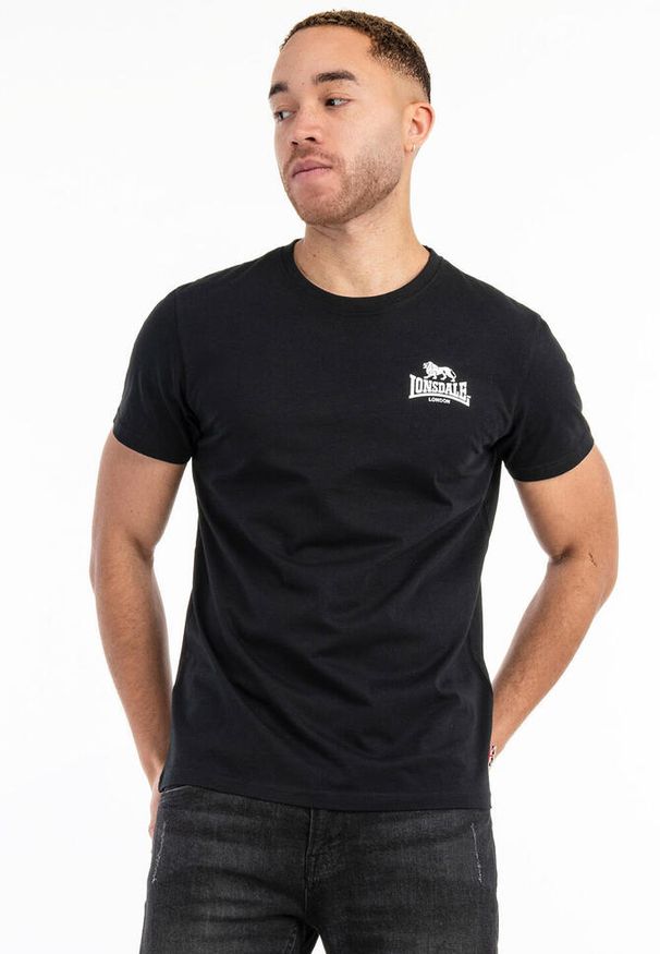 Koszulka Lonsdale Whiteness. Kolor: wielokolorowy, biały, czarny. Wzór: nadruk