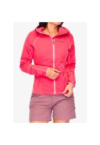 columbia - Kurtka softshell damska Columbia Sweet As Softshell Hoodie. Kolor: czerwony. Materiał: softshell