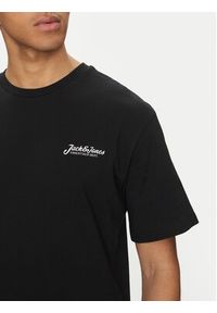 Jack & Jones - Jack&Jones Komplet t-shirt i szorty sportowe Beau 12277466 Czarny Relaxed Fit. Kolor: czarny. Materiał: bawełna. Styl: sportowy #7