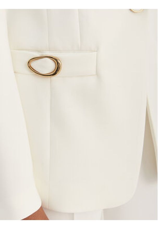 Marciano Guess Marynarka 6RGN03 7357A Écru Regular Fit. Kolor: kremowy. Materiał: syntetyk