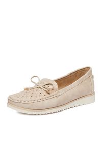 Go Soft Mokasyny CEO-MADDY WSS20690-01 Beżowy. Kolor: beżowy. Materiał: materiał #8