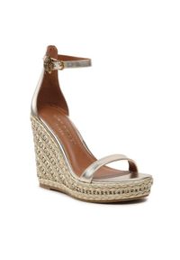 Espadryle Kurt Geiger. Kolor: złoty. Materiał: skóra #1