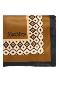 Max Mara Beachwear Chusta Ottico 2516541019 Brązowy. Kolor: brązowy. Materiał: jedwab, materiał #3