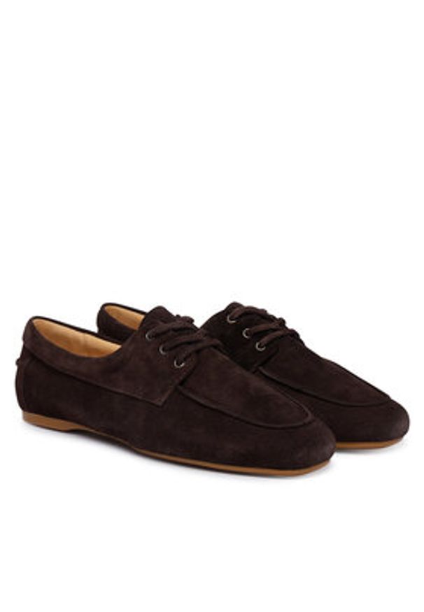 BALAGAN - Balagan Półbuty Captain Brązowy. Kolor: brązowy. Materiał: skóra, zamsz