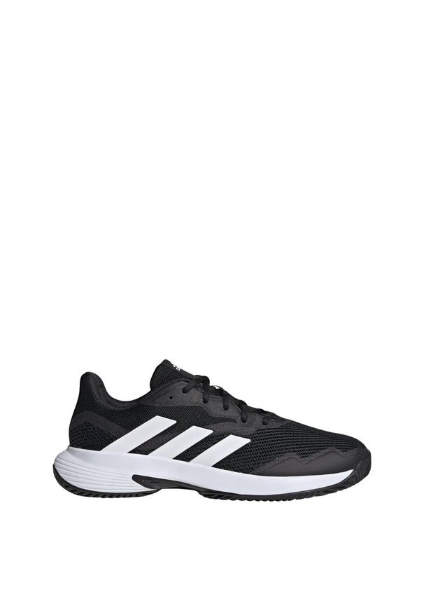 Obuwie do padla Mężczyzna Adidas Courtjam Control czarny. Kolor: czarny, biały, wielokolorowy. Sport: turystyka piesza, tenis