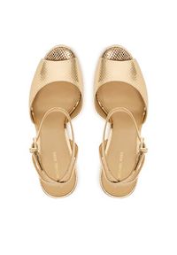 MICHAEL Michael Kors Sandały Rosie High 40S6RSHS1M Złoty. Kolor: złoty. Materiał: materiał, syntetyk #6