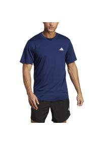 Adidas - Koszulka fitness męska ADIDAS krótki rękaw. Materiał: materiał, skóra. Długość rękawa: krótki rękaw. Długość: krótkie. Sport: fitness