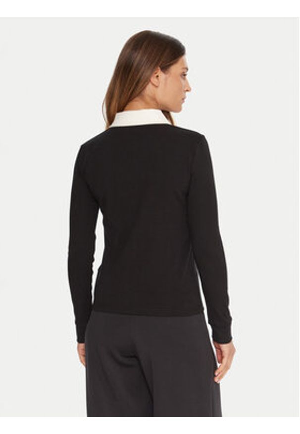 Guess Polo V5BP12 K1891 Czarny Regular Fit. Typ kołnierza: polo. Kolor: czarny. Materiał: bawełna