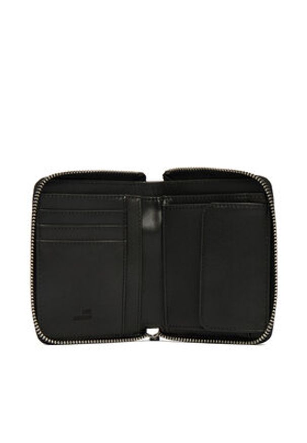 Love Moschino - LOVE MOSCHINO Portfel JC5502PP0OLE0000 Czarny. Kolor: czarny. Materiał: skóra