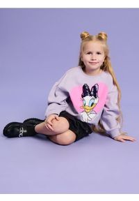 Sinsay - Bluza Disney - fioletowy. Kolor: fioletowy. Wzór: motyw z bajki