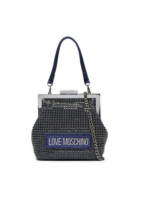 Love Moschino - Torebka LOVE MOSCHINO. Kolor: niebieski