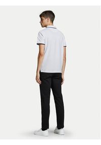 Jack & Jones - Jack&Jones Polo Paulos 12136668 Biały Slim Fit. Typ kołnierza: polo. Kolor: biały. Materiał: bawełna #8