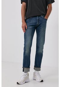 Levi's® - Levi's jeansy 501 męskie. Okazja: na spotkanie biznesowe. Kolor: niebieski. Styl: biznesowy #1
